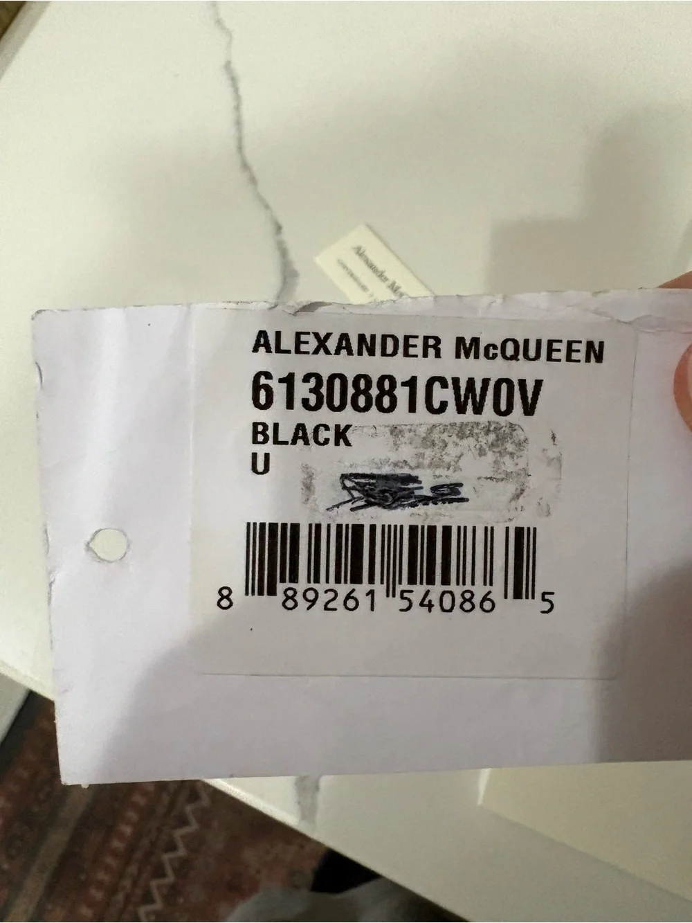 Alexander McQueen Black Leather Skull-Emblem Wallet